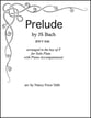 Bach Prelude (BWV 846) arranged for Flute Solo with Piano P.O.D. cover